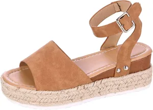 Wedge Sandals for Women Sparkly Rhinestone Ankle Strap Open Toe High Heel Platform Sandals Dressy Party Bridal Shoes Orthopedic Sandal Beach Dressy Flip Flops for Wide Toe 2025 Spring