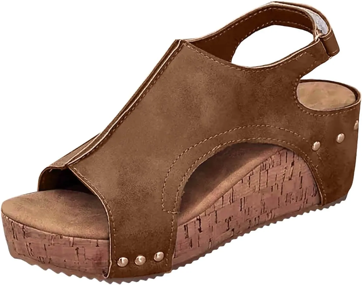 Wide Width Wedge Sandals for Women 2025 New Platform Sandals with Ankle Strap Open Toe Espadrilles Wedge Heels Sandals Dressy Casual Boho Summer Beach Sandals Ladies Wedges