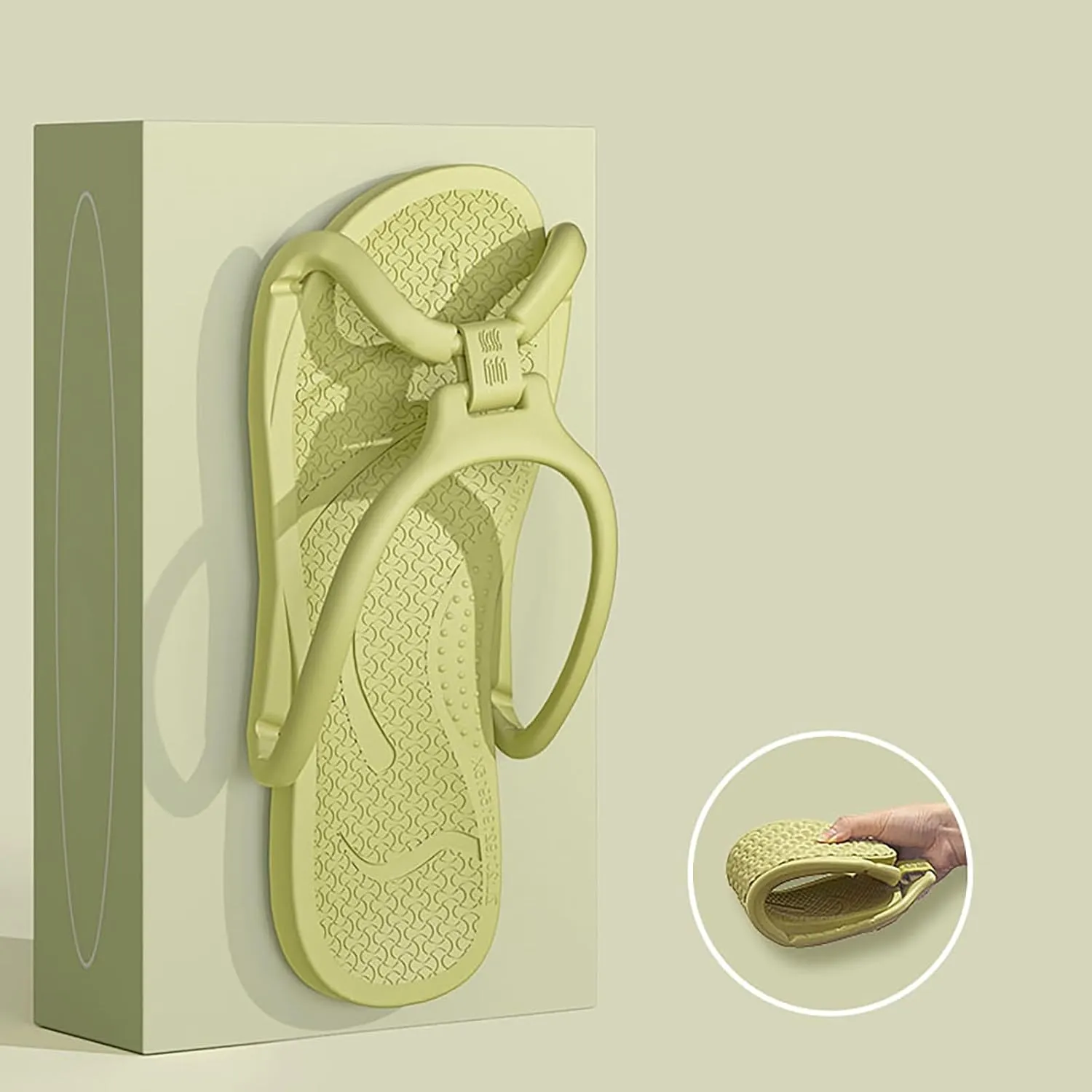 Women Men Foldable Lightweight Sandals Ladies Portable Slippers Non Slip Shower Shoes Hotel Bath Sliders Flip Flops