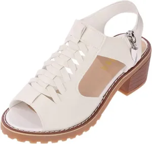 Women Sandals Platform Heels for Women Lightweight Chunky Open Toe Stylish Sandals with Adjustable Ankle Strap