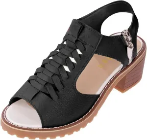 Women Sandals Platform Heels for Women Lightweight Chunky Open Toe Stylish Sandals with Adjustable Ankle Strap