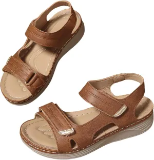 Womens Arch Support Walking Sandals Comfortable Orthotic Orthofeet Sandal Plantar Fasciitis Diabetic Shoes Arch Hiking with Outdoor Footbed for Fasciitis Athletic Platform Adjustable Strap