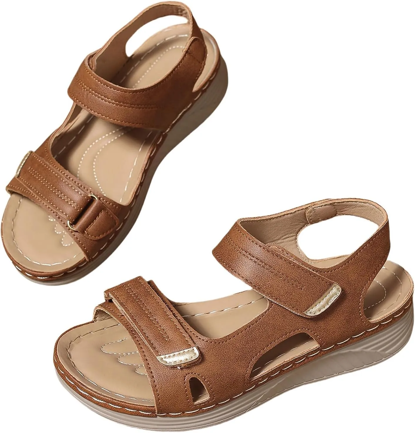 Womens Arch Support Walking Sandals Comfortable Orthotic Orthofeet Sandal Plantar Fasciitis Diabetic Shoes Arch Hiking with Outdoor Footbed for Fasciitis Athletic Platform Adjustable Strap
