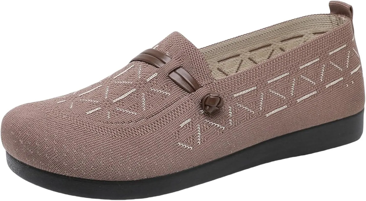 Women's Leather Lac𝐞 Up Oxfor𝐝s Sneakers Breathable Slip-On Business Shoes Dress𝐲 L𝐨w Heel Walking Shoes Lightweight Comfortable Sneakers