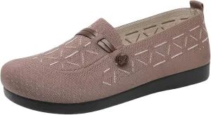 Women's Leather Lac𝐞 Up Oxfor𝐝s Sneakers Breathable Slip-On Business Shoes Dress𝐲 L𝐨w Heel Walking Shoes Lightweight Comfortable Sneakers
