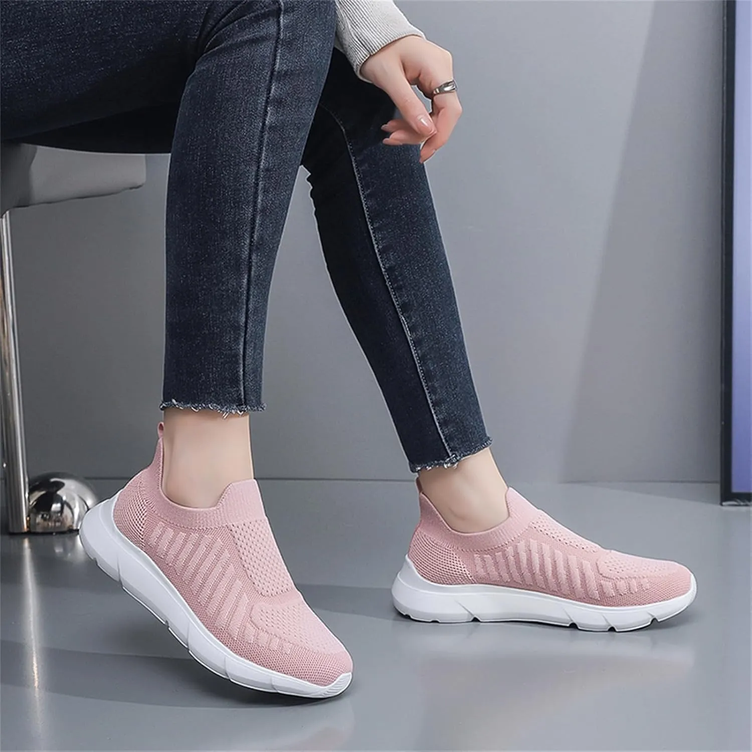 Womens Mesh Breathable Running Shoes Lightweight Casual Athletic Walking Shoes for Women Jogging Sneakers