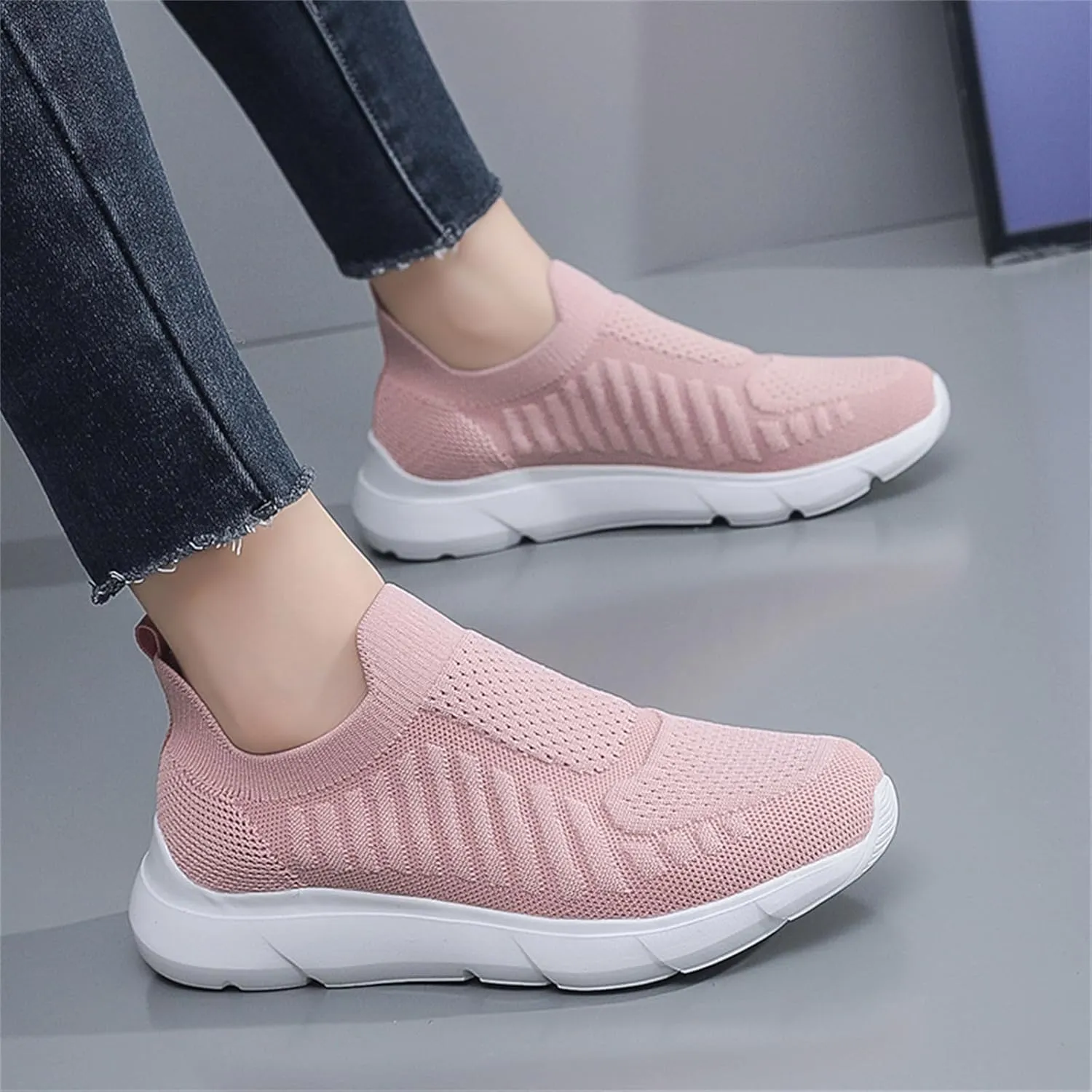 Womens Mesh Breathable Running Shoes Lightweight Casual Athletic Walking Shoes for Women Jogging Sneakers