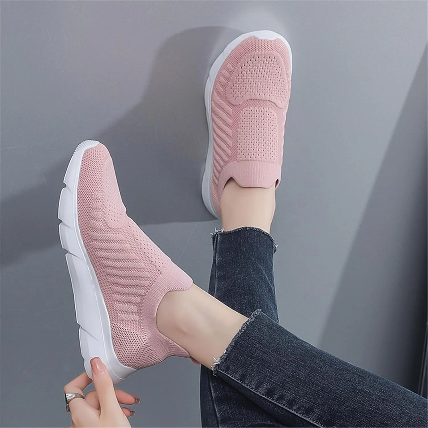 Womens Mesh Breathable Running Shoes Lightweight Casual Athletic Walking Shoes for Women Jogging Sneakers