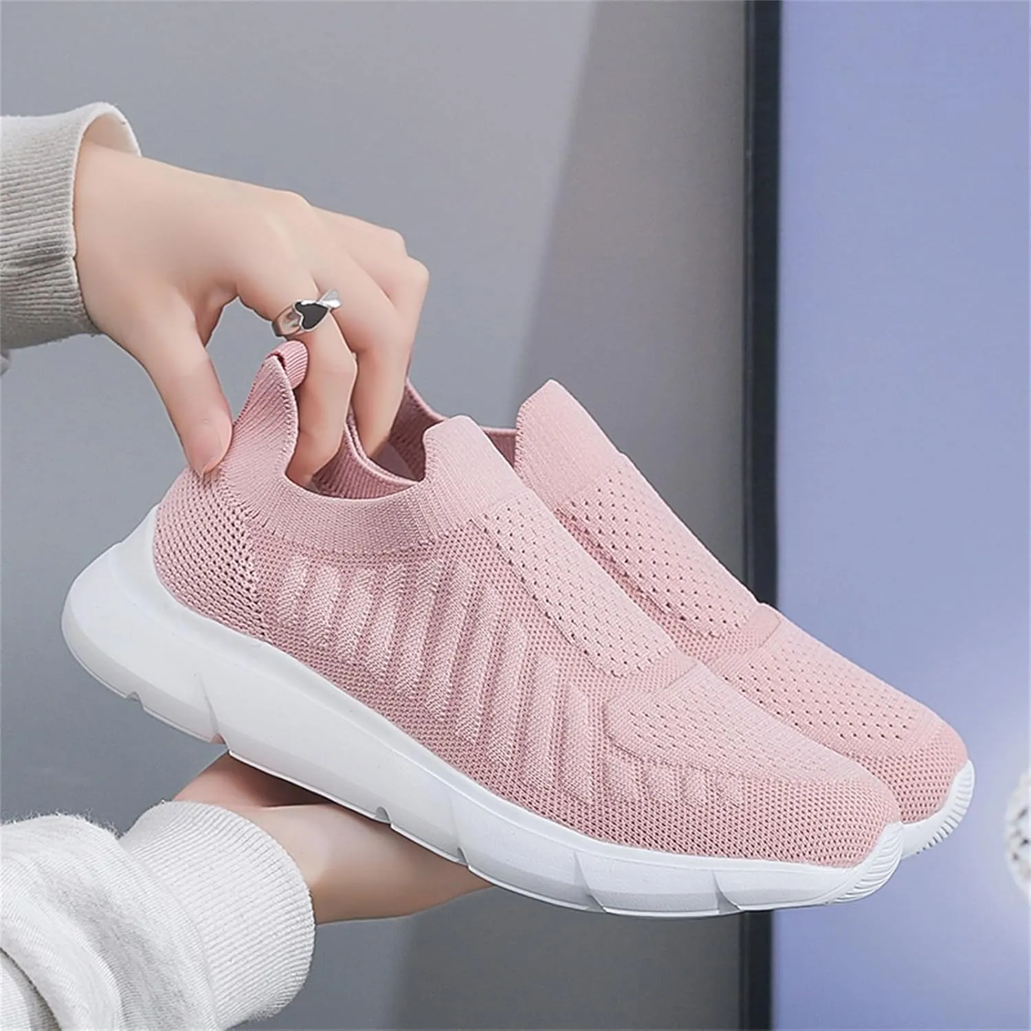 Womens Mesh Breathable Running Shoes Lightweight Casual Athletic Walking Shoes for Women Jogging Sneakers