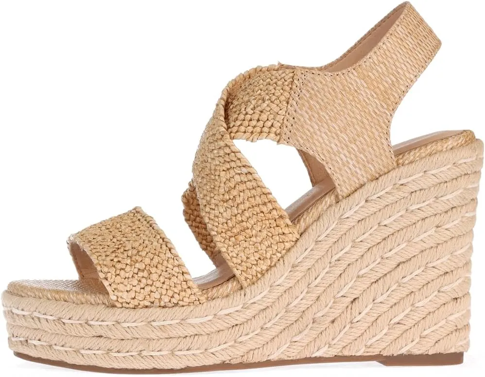 Women's Platform Sandals Wedge Ankle Strap Open Toe Sandals