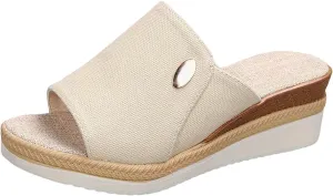 Women's Sandals Women’s Low Wedges Platform Sandals Sandalias Summer Platform Comfortable Low Wedges Womens Sandal