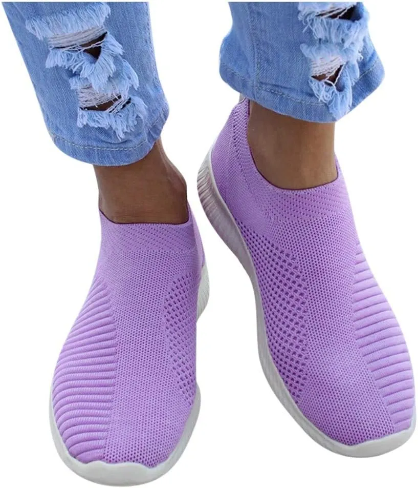 Womens Slip On Sneakers Women Walking Tennis Shoes Tennis Shoes Men Flat Feet Men's Casual Dress Shoes Slip On Sneakers White Tennis Shoe Trainers Shoe