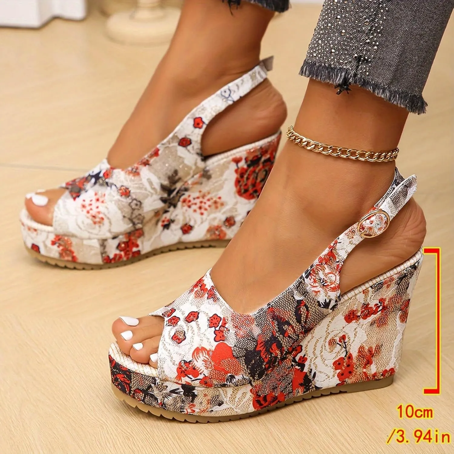 Women‘s Summer Wedge Sandals Open Toe Wedge Sandals for Women Comfortable Sandals for Women Women Wedge Sandals