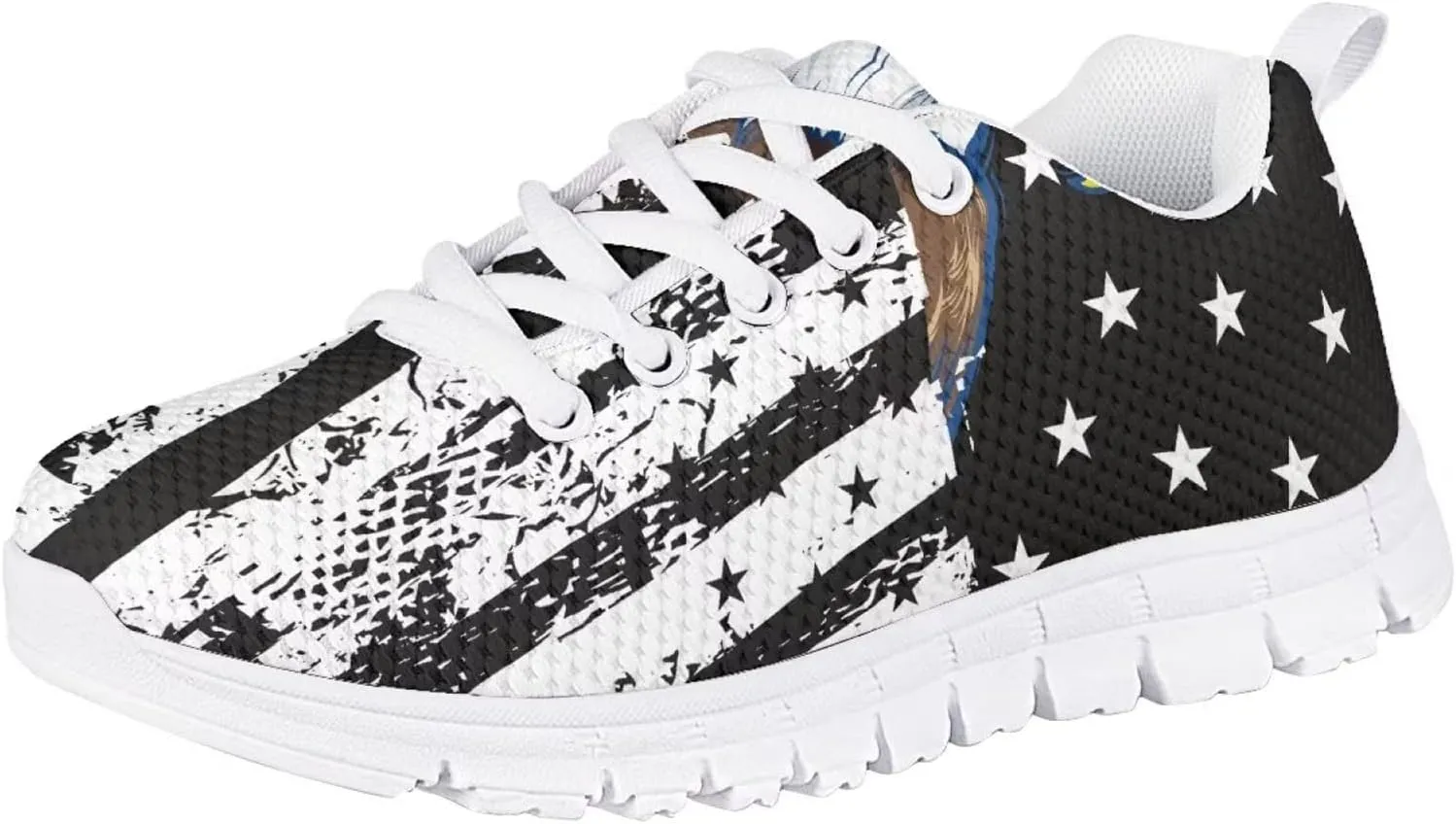 Yzaoxia Kids Tennis Shoes Girls Size 11-3 Breathable Running Shoes Lace Up Sneakers