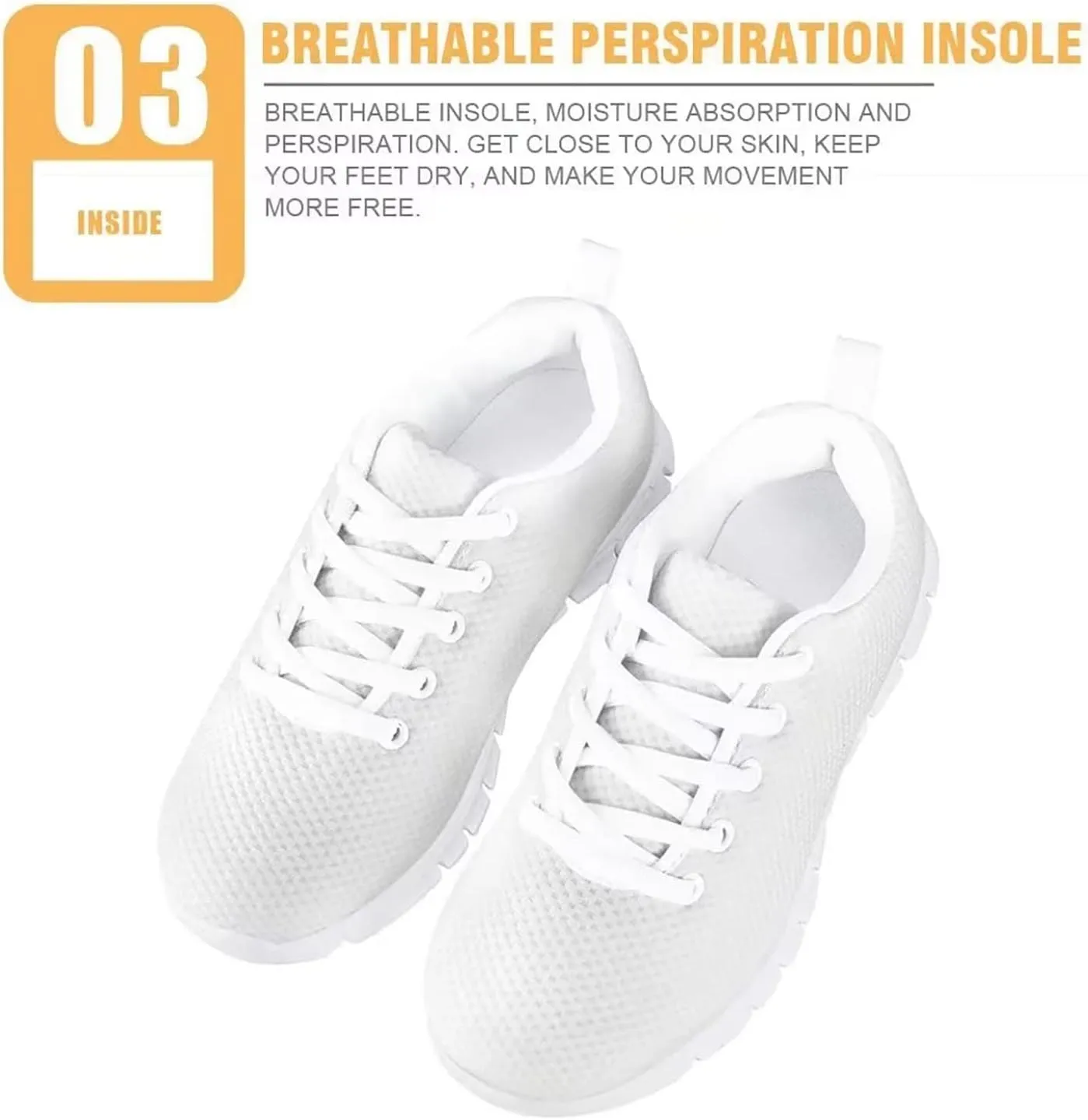 Yzaoxia Kids Tennis Shoes Girls Size 11-3 Breathable Running Shoes Lace Up Sneakers